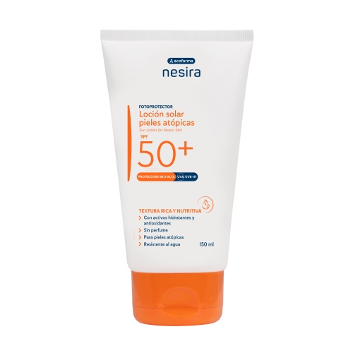 Acofarderm spf 50+ locion solar pieles atopicas (1 envase 150 ml)