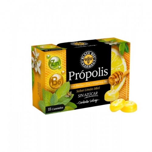 Black bee propolis caramelos