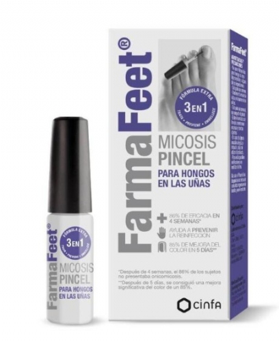 Farmafeet Micosis Uñas 3 en 1 (1 pincel 4 ml)