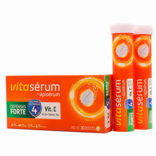 Vitaserum by apiserum defensas forte (30 comprimidos efervescentes)