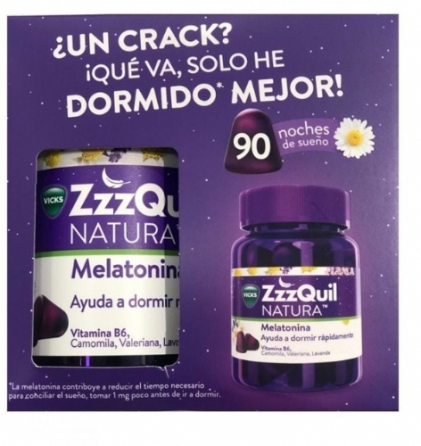 Zzzquil Natura 90 gummies Ed. Especial (sabor frutos del bosque edición)