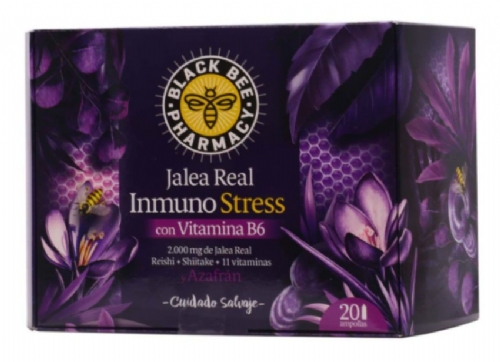 Black Bee Pharmacy Jalea real inmuno stress  20 viales 10 ml