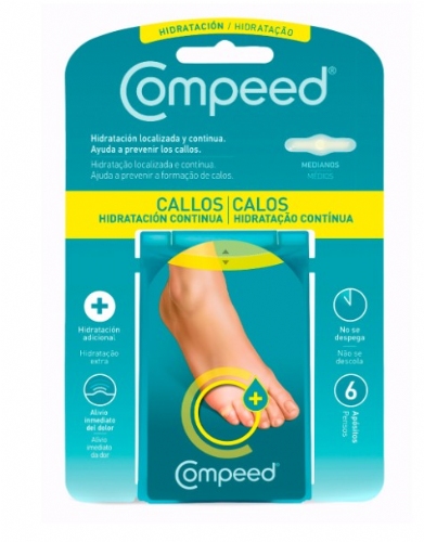 Compeed Callos Hidratación continua (6 unidades)