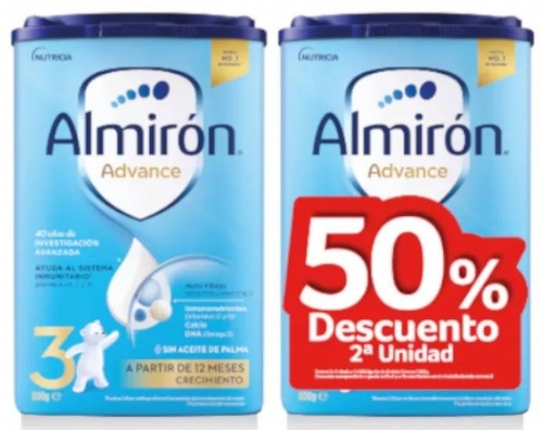 Almiron advance + pronutra 3 2 envases 800 g pack ahorro 50%