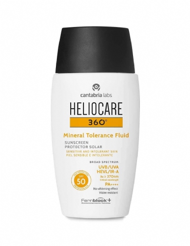 Heliocare 360Âº spf 50 mineral tolerance fluid protector solar 1 envase 50 ml - protector solar