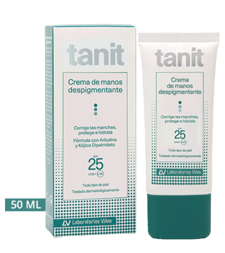 Tanit crema de manos despigmentante spf 25 (1 envase 50 ml)