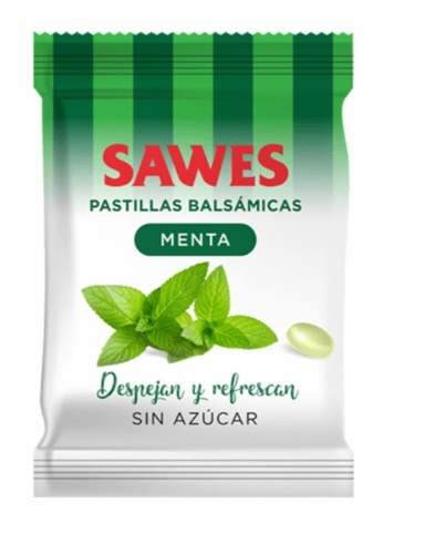 Sawes caramelos bolsa sin azucar (1 bolsa 50 g sabor sabor menta)