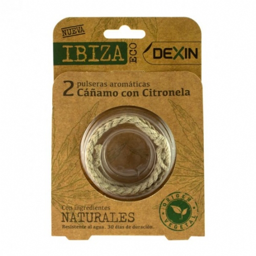 Dexin pulsera ibiza eco con citronela