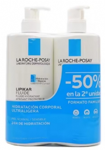 La Roche-Posay Pack DUPLO Lipikar fluido 750ml x 2ud