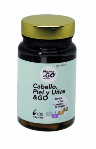 Cabello piel y uñas & go (30 cápsulas)