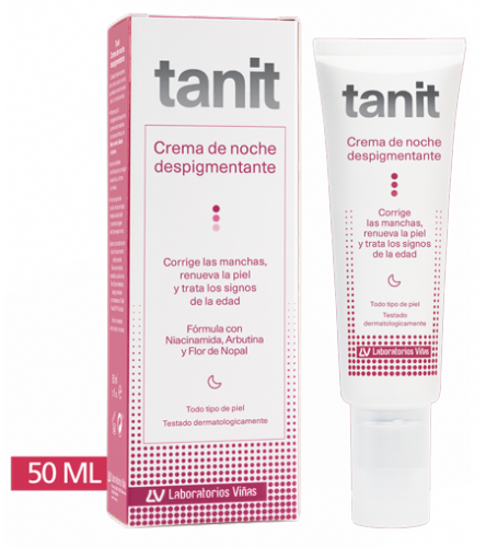 Tanit crema de noche despigmentante (1 envase 50 ml)