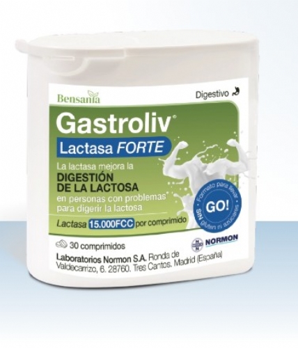 Gastroliv Lactasa forte (30 comprimidos)