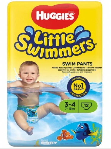 Huggies Little Swimmers Pañal bañador Talla 3-4 12ud