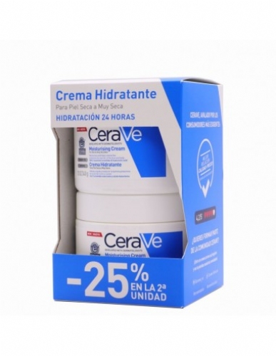 CeraVe Pack DUPLO Crema hidratante 340g x 2ud