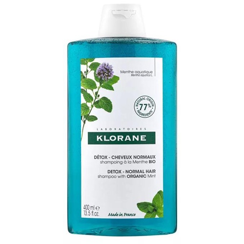 Klorane champu a la menta bio (1 envase 400 ml)