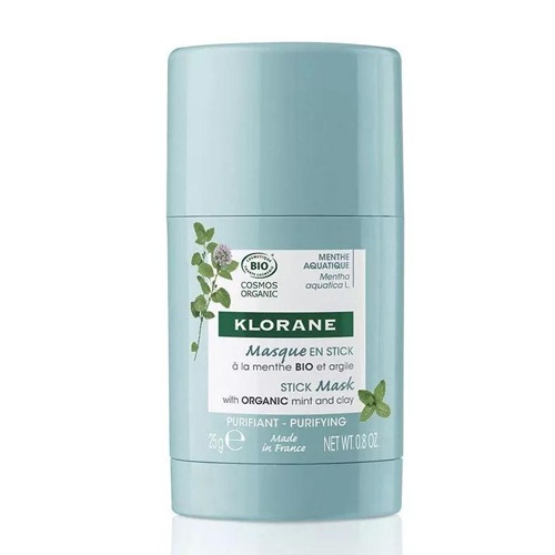 Klorane mascarilla en stick a la menta bio y arcilla (1 stick 25 g)