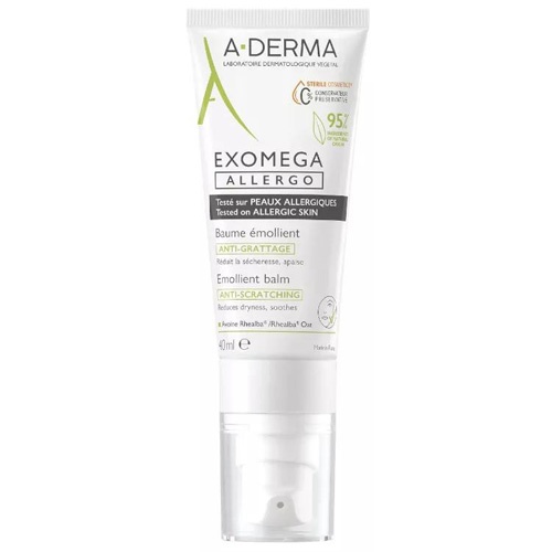 A-derma exomega allergo balsamo emoliente anti-rascado (1 envase 40 ml)