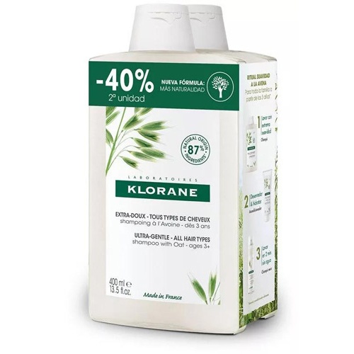 Klorane Champú a la leche de Avena (400 ml)
