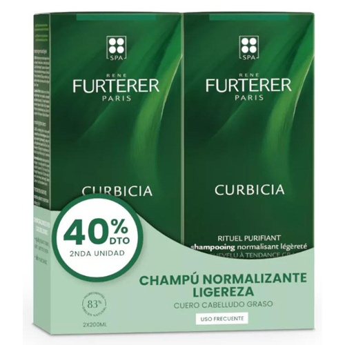 René Furterer duplo champú Curbicia (2 ud x1 50 ml)
