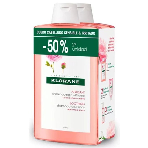 Klorane Champú al extracto Peonia (400 ml)