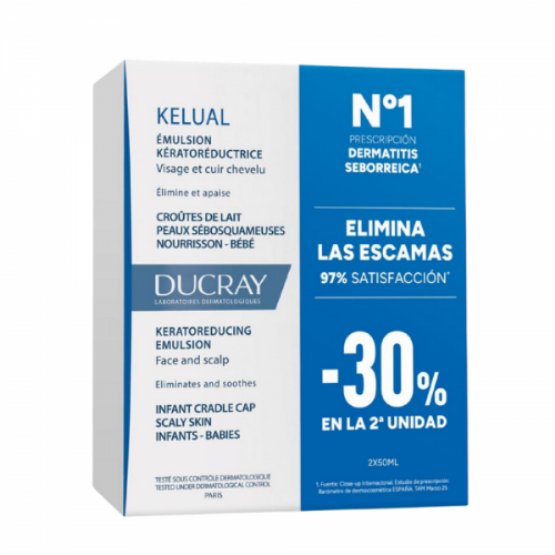 Ducray PACK Kelual Emulsión Costra lactea 2 ud x 50 ml