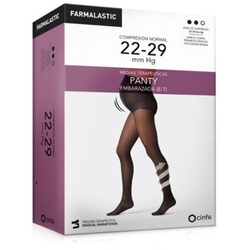 Panty comp normal 140 den embarazada - farmalastic (beige t- med)