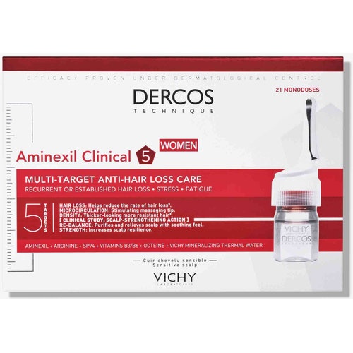 Dercos aminexil clinical 5 mujer x21