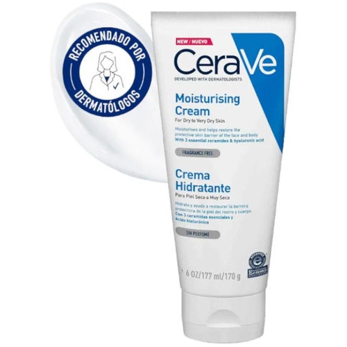 cerave crema hidratante piel seca a muy seca 177ml