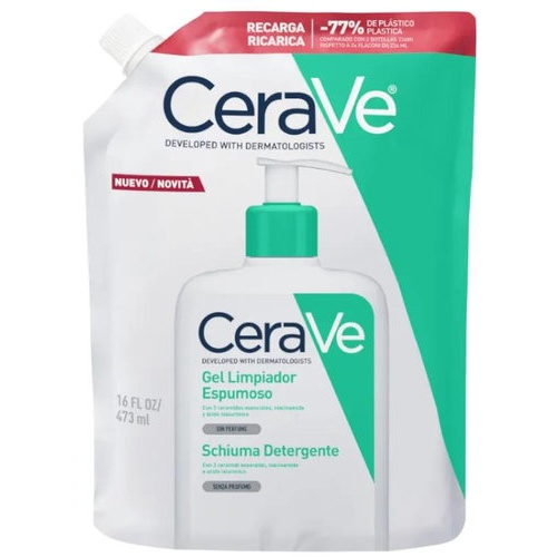 CeraVe Limpiador espumoso Recarga 473 ml 