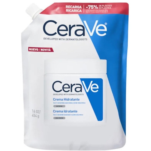 Cerave crema hidratante  1 envase 473 ml recarga