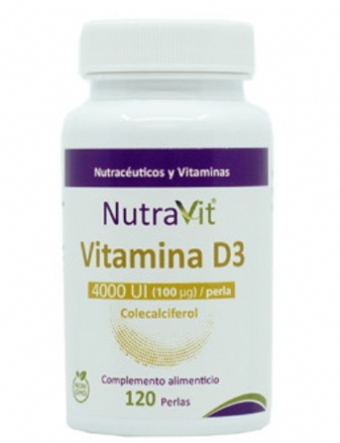 Vitamina d3 nutravit 120 perlas