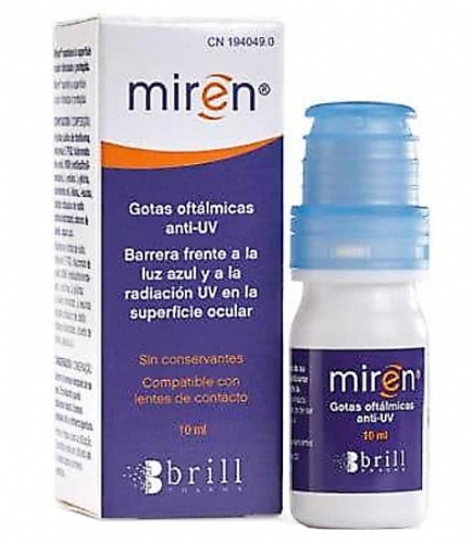 Miren gotas oftálmicas anti-UV solución 10 ml