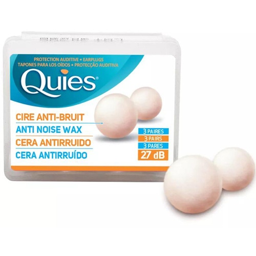 Tapones de cera antirruido - quies (3 pares)