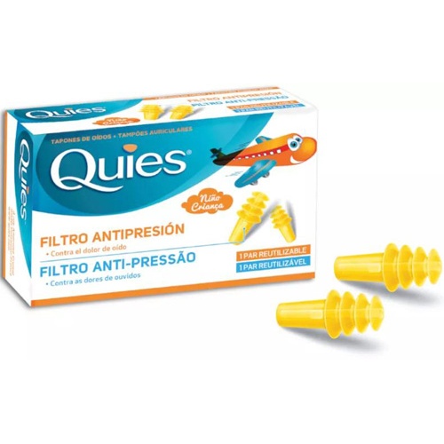 Tapones oidos antipresion - quies (2 unidades niño)