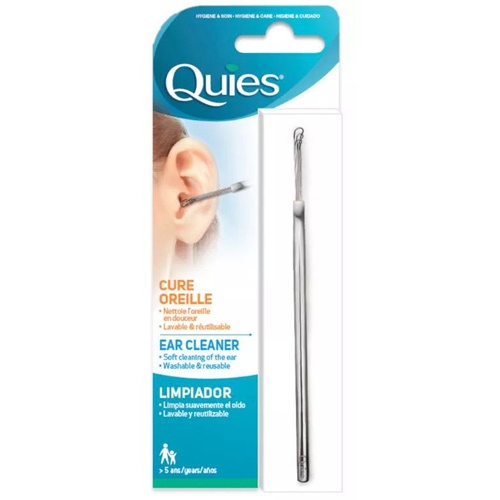 Quies limpiador de oido de acero (1 unidad)