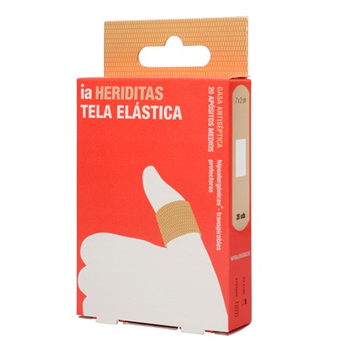Interapothek Apósito Adhesivo Tela Elástica (20 ud)