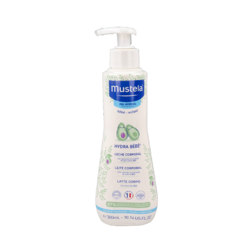 Mustela Hydra-bebé Leche corporal con Aguacate Bio 300 ml