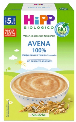 Hipp avena 100% papilla cereal bio