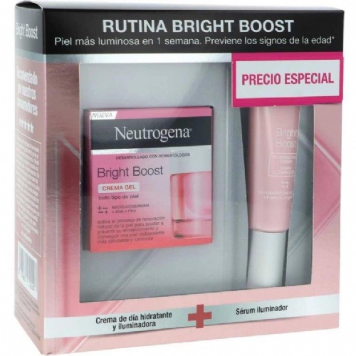 Neutrogena bright boost crema gel + serum (1 envase 50 ml + 1 envase 30 ml pack promocional)