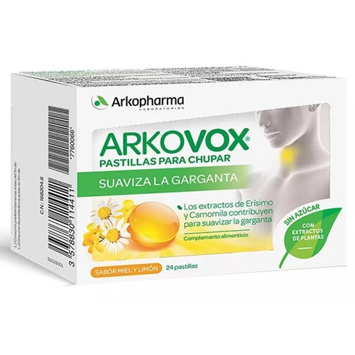 Arkovox Pastillas para chupar Miel Limón (24 ud)