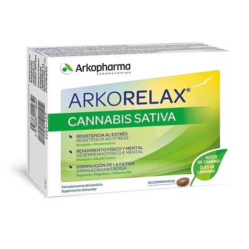 Arkorelax cannabis sativa (30 comprimidos)