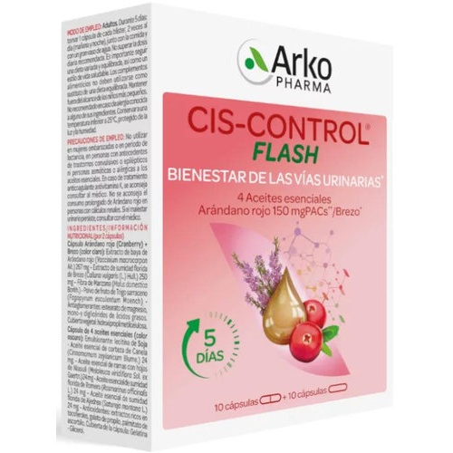 Cis-Control Cranberola Flash (20 cápsulas)