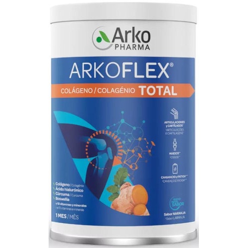 Arkoflex colageno total  1 envase 390 g sabor naranja