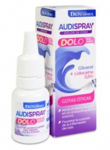 AudiSpray Dolo gotas óticas (1 envase 7 ml)