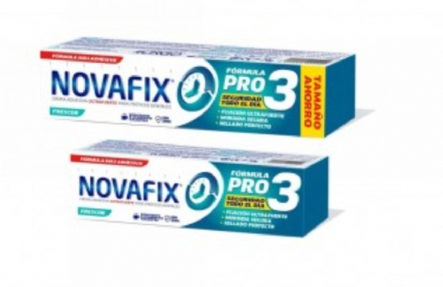 Novafix Fórmulla pro 3 Tamaño Ahorro envase 70 g + 50 g 