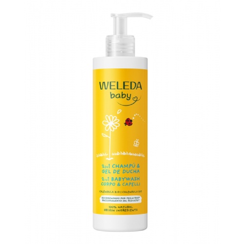 Weleda baby champu y gel de ducha de calendula  1 bote 400 ml