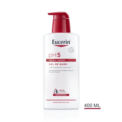 EUCERIN PIEL SENSIBLE PH-5 GEL DE BAÑO (400 ML)