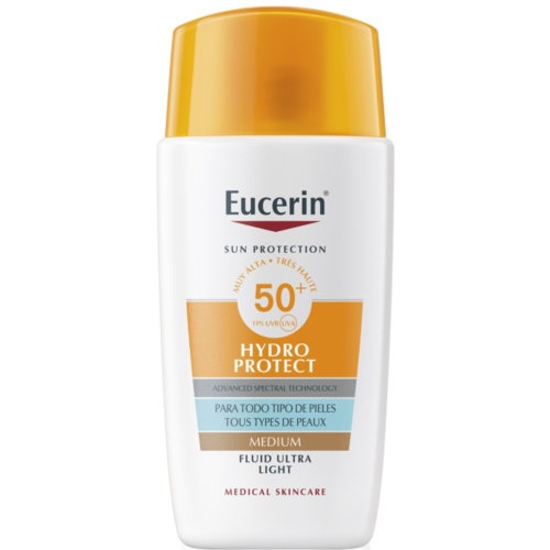 Eucerin Sun Hydro Protect Fluido Ultra Light SPF50+ tono medio 50 ml