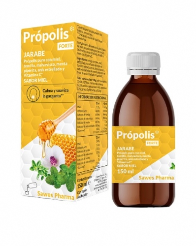 Sawes Própolis Forte Jarabe 150ml sabor miel