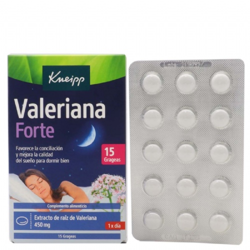 Kneipp valeriana forte  15 grageas